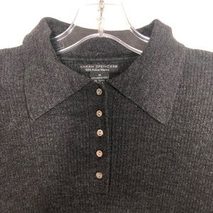 Sarah Spencer Sweaters - SARAH SPENCER 100% ITALIAN MERINO WOOL SWEATER M Sarah Spencer Sweaters - SARAH SPENCER 100% ITALIAN MERINO WOOL SWEATER M